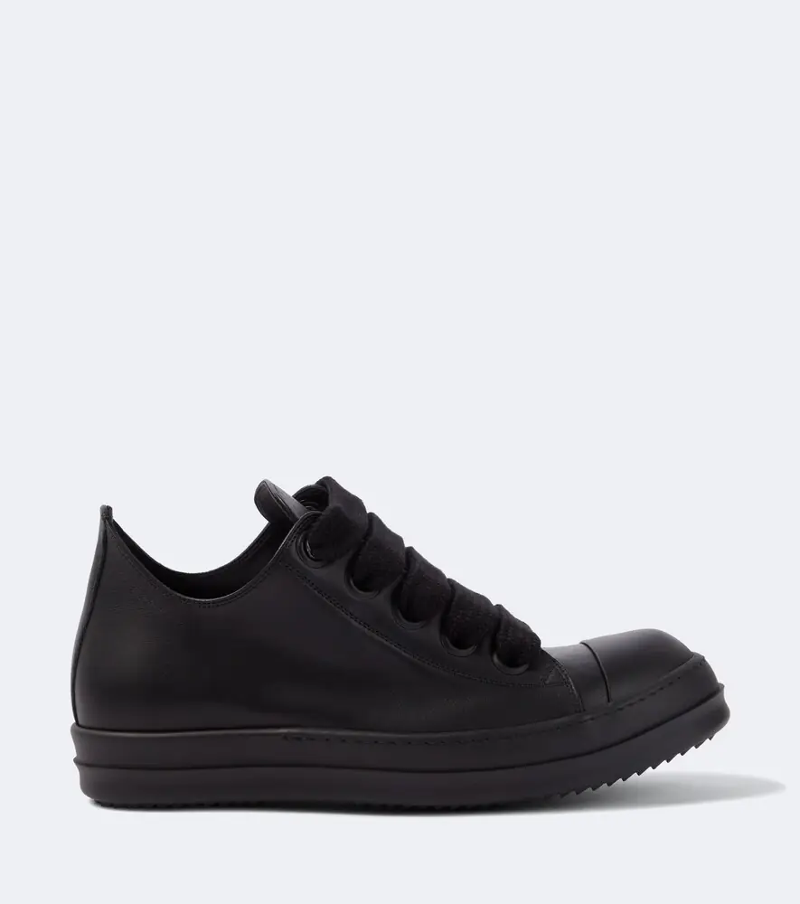 Rick Owens Jumbolace leather low-top sneakers | Thumbnail 4