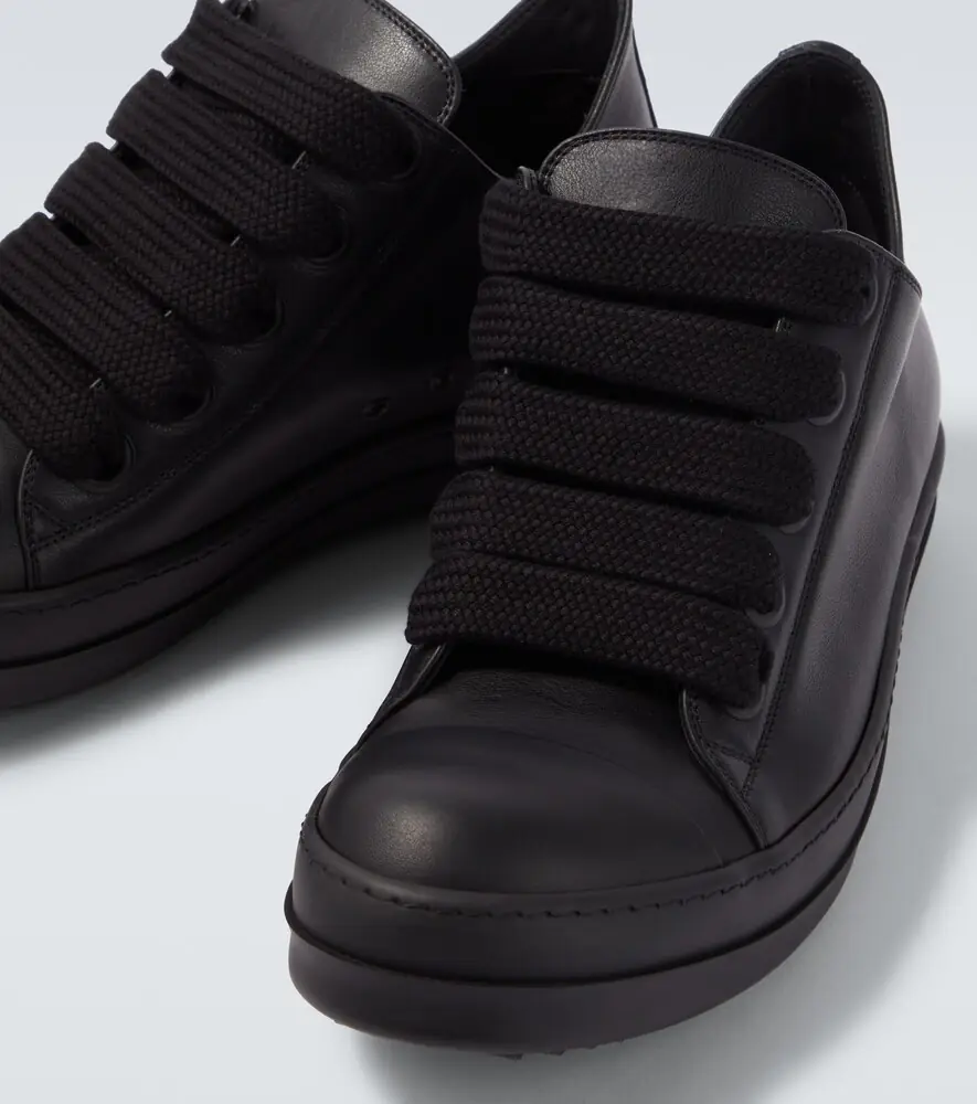 Rick Owens Jumbolace leather low-top sneakers | Thumbnail 6