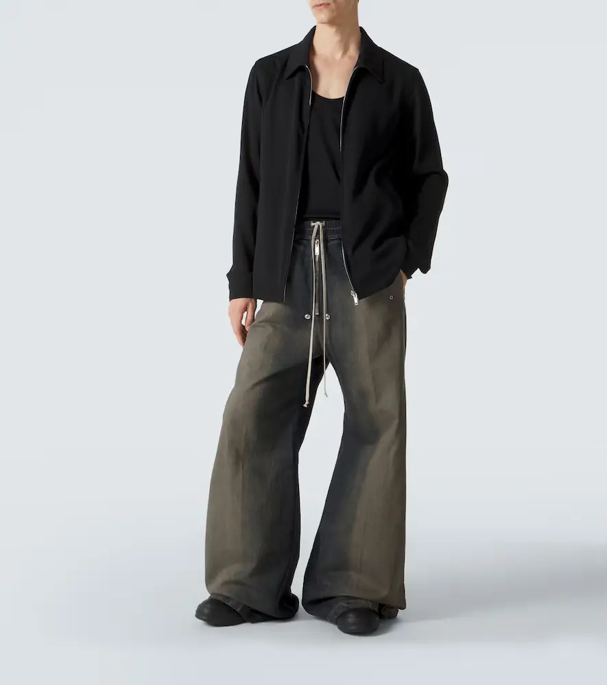 Rick Owens Jumbolace leather low-top sneakers | Thumbnail 7