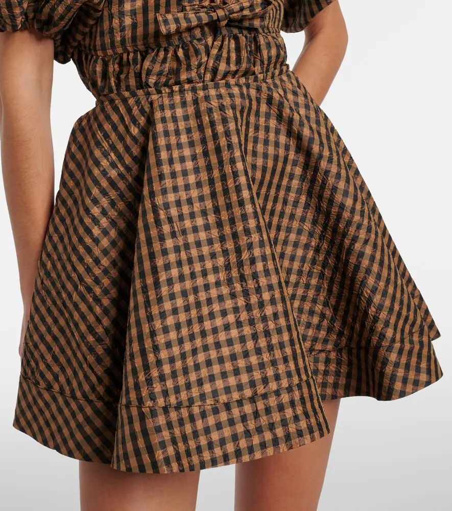 Ganni Checked miniskirt | Thumbnail 4