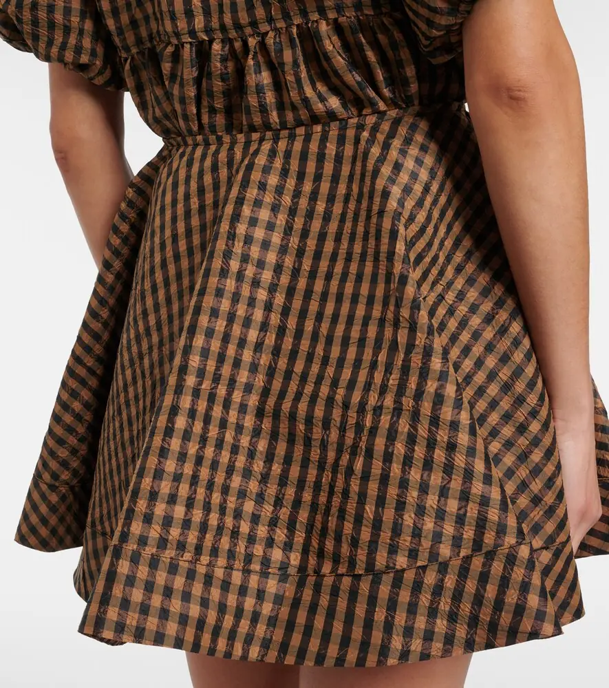 Ganni Checked miniskirt | Thumbnail 5