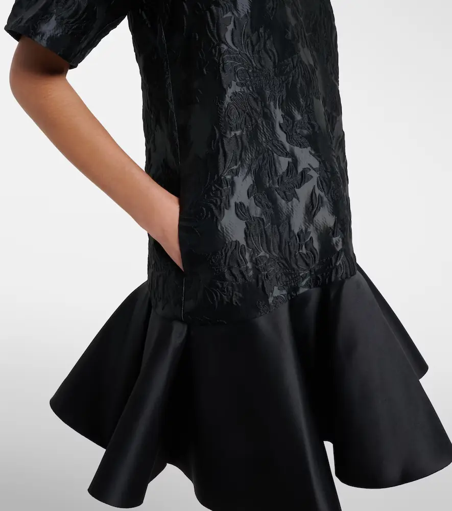 Ganni Satin cloqué minidress | Thumbnail 2 Ganni Satin cloqué minidress | Thumbnail 2