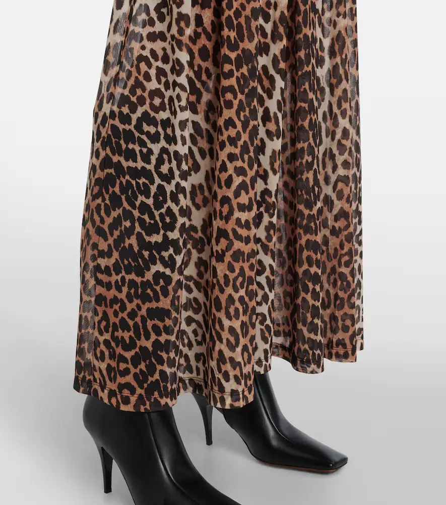 Ganni Leopard-print cloqué maxi dress | Thumbnail 5 Ganni Leopard-print cloqué maxi dress | Thumbnail 5