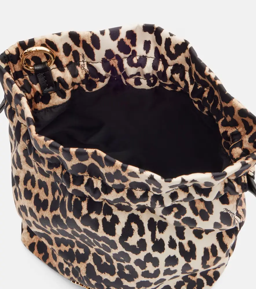 Ganni Bou leopard-print pouch | Thumbnail 2