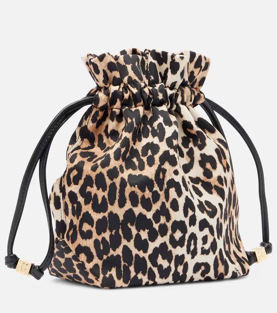 Ganni Bou leopard-print pouch | Thumbnail 3