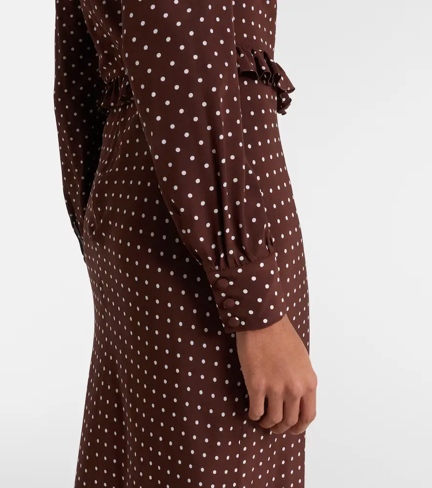 Alessandra Rich Polka-dot midi dress | Thumbnail 2 Alessandra Rich Polka-dot midi dress | Thumbnail 2