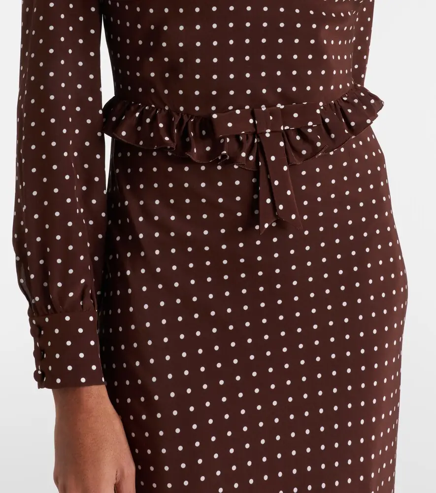 Alessandra Rich Polka-dot midi dress | Thumbnail 6 Alessandra Rich Polka-dot midi dress | Thumbnail 6