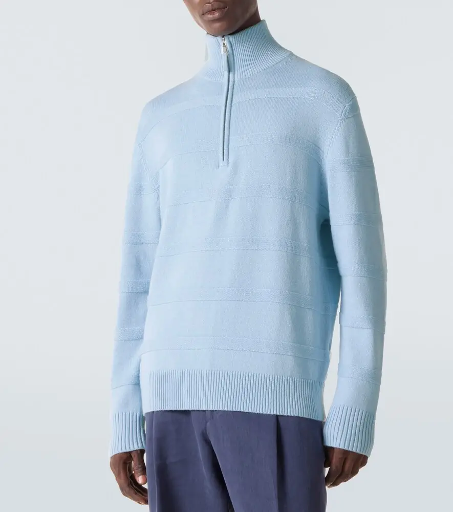 Allude Cotton and cashmere turtleneck sweater | Thumbnail 6