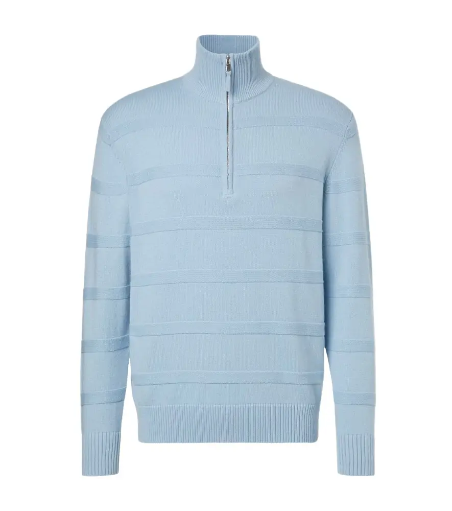 Allude Cotton and cashmere turtleneck sweater