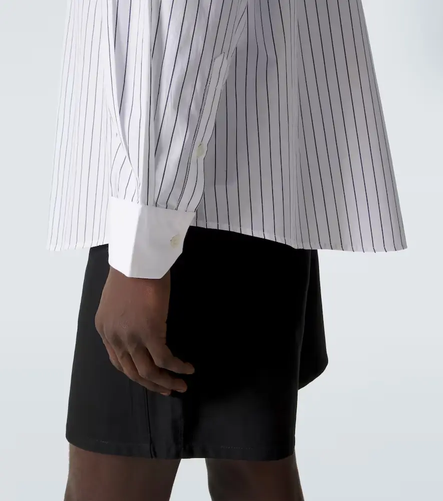 BODE Pinstripe cotton poplin shirt | Thumbnail 4