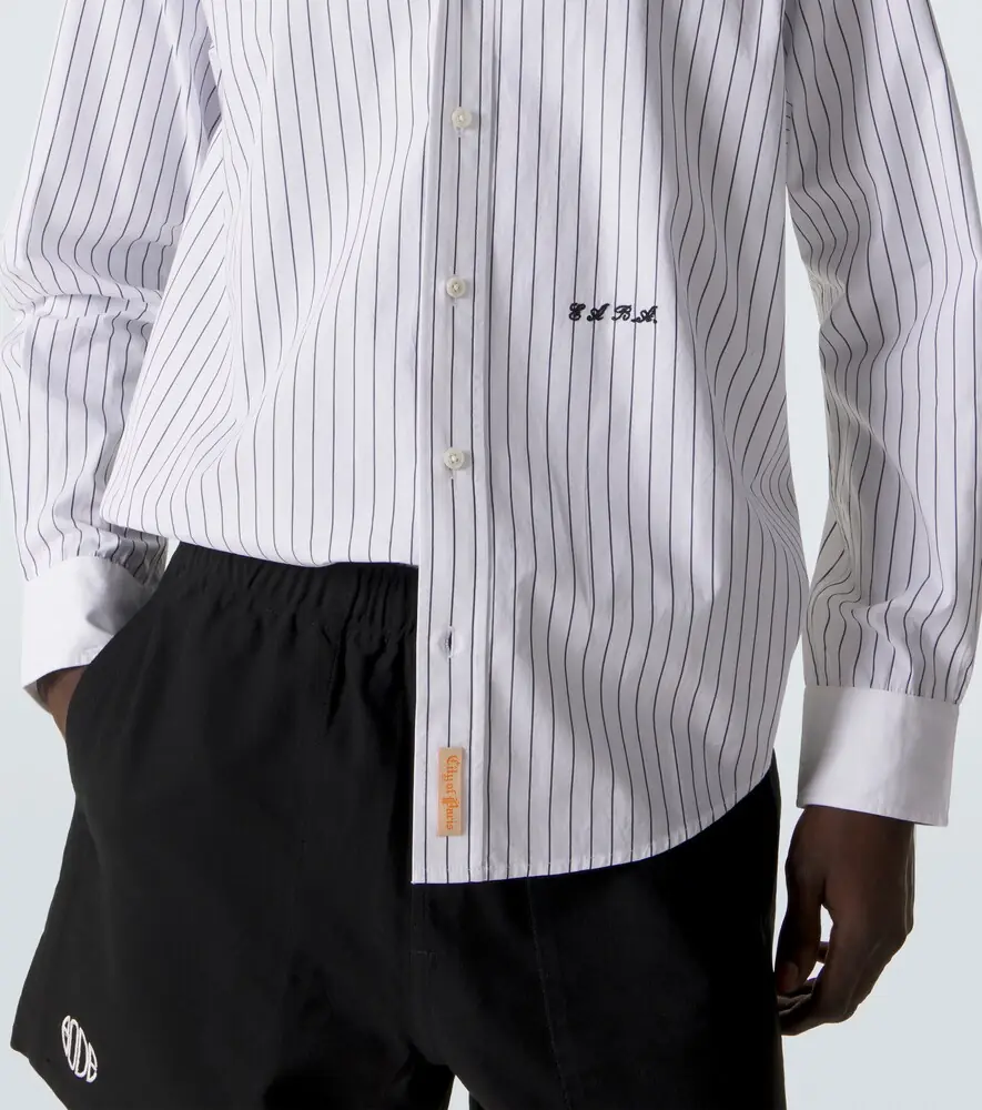 BODE Pinstripe cotton poplin shirt | Thumbnail 5
