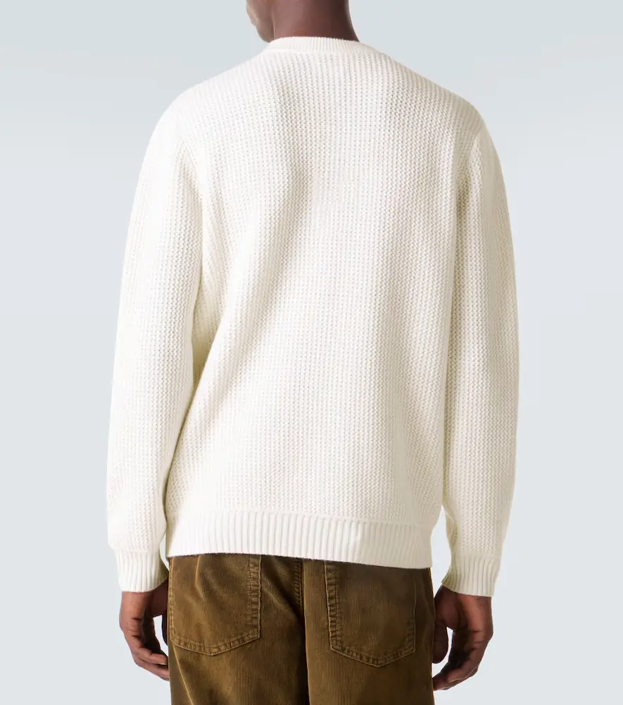 Allude Waffle-knit wool and cashmere sweater | Thumbnail 3