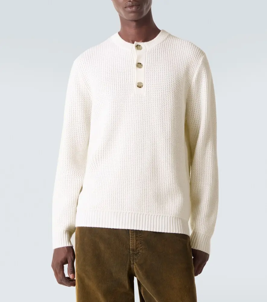 Allude Waffle-knit wool and cashmere sweater | Thumbnail 5
