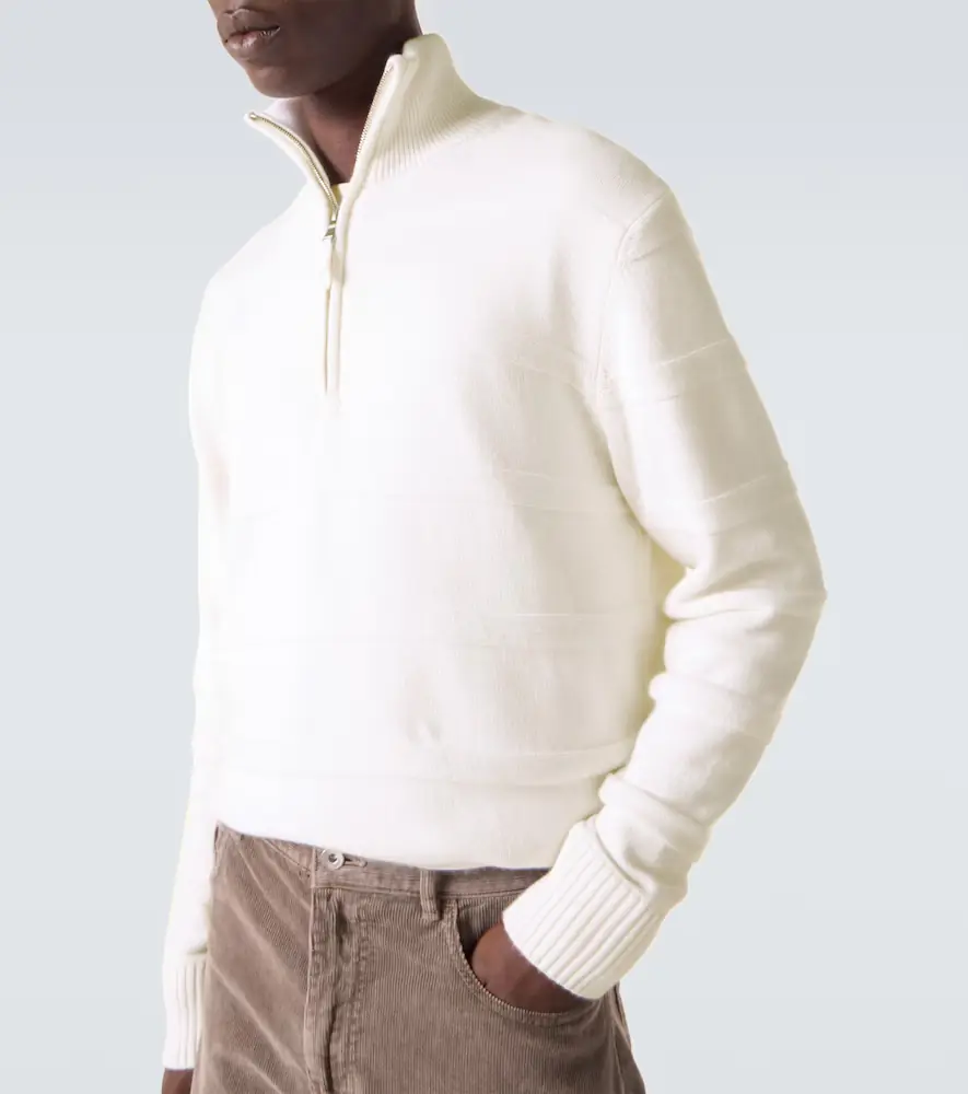 Allude Cotton and cashmere turtleneck sweater | Thumbnail 2
