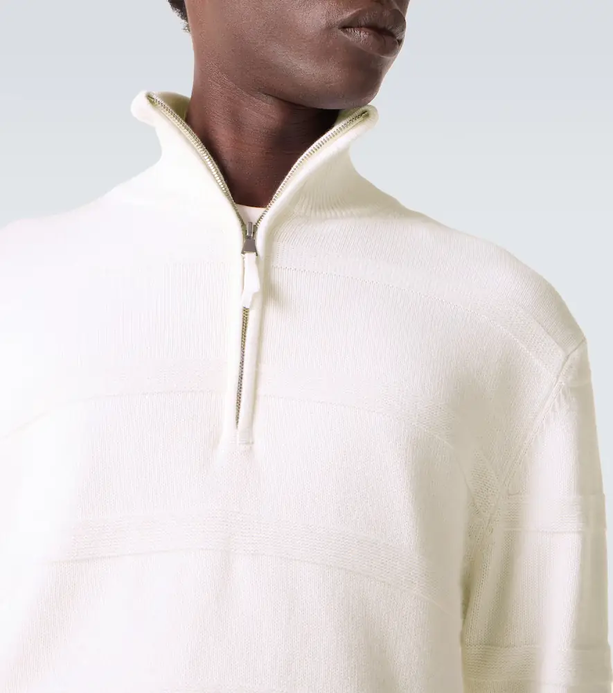 Allude Cotton and cashmere turtleneck sweater | Thumbnail 5