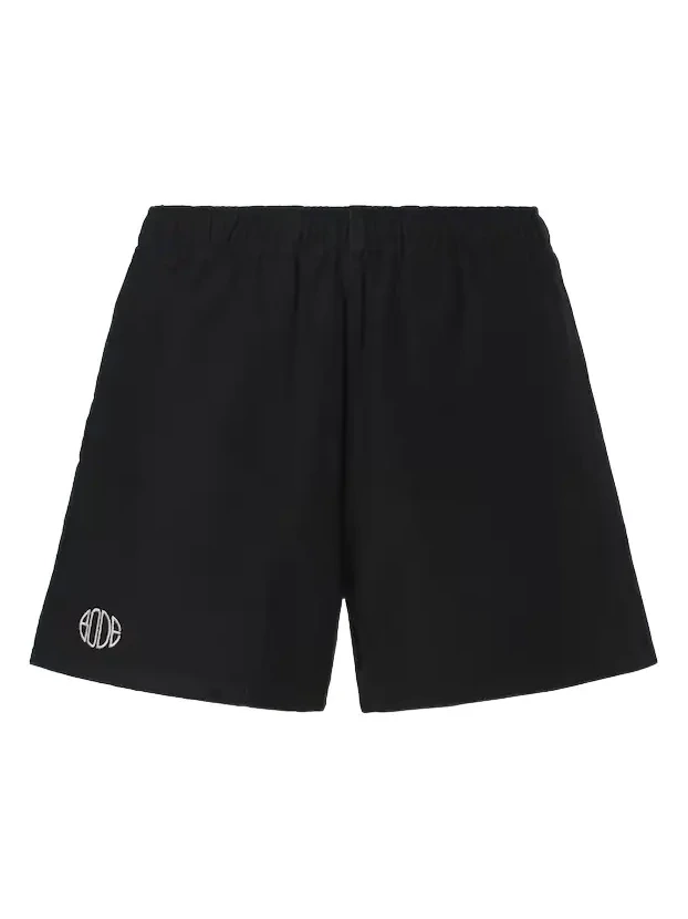 Logo cotton twill Bermuda shorts Logo cotton twill Bermuda shorts