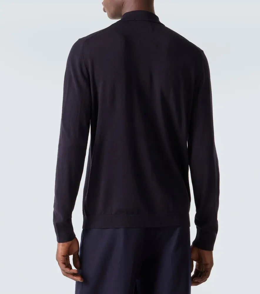 Allude Virgin wool polo sweater | Thumbnail 2