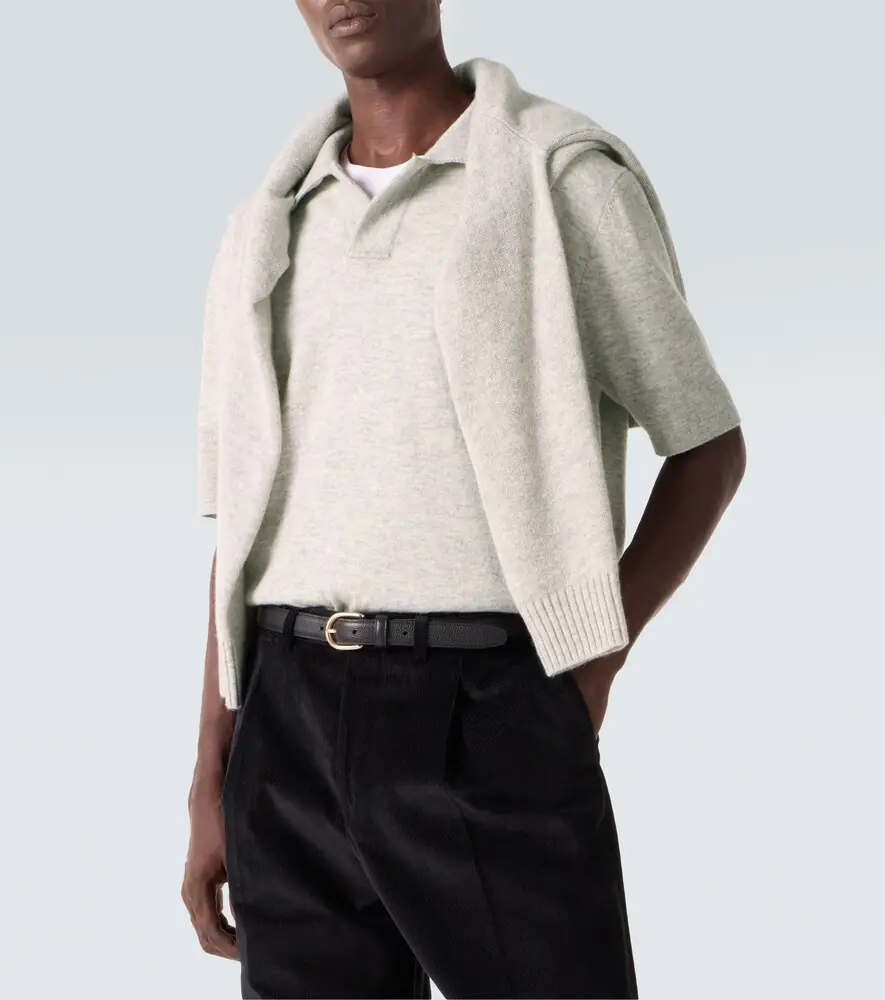 Allude Wool and cashmere polo sweater | Thumbnail 5 Allude Wool and cashmere polo sweater | Thumbnail 5
