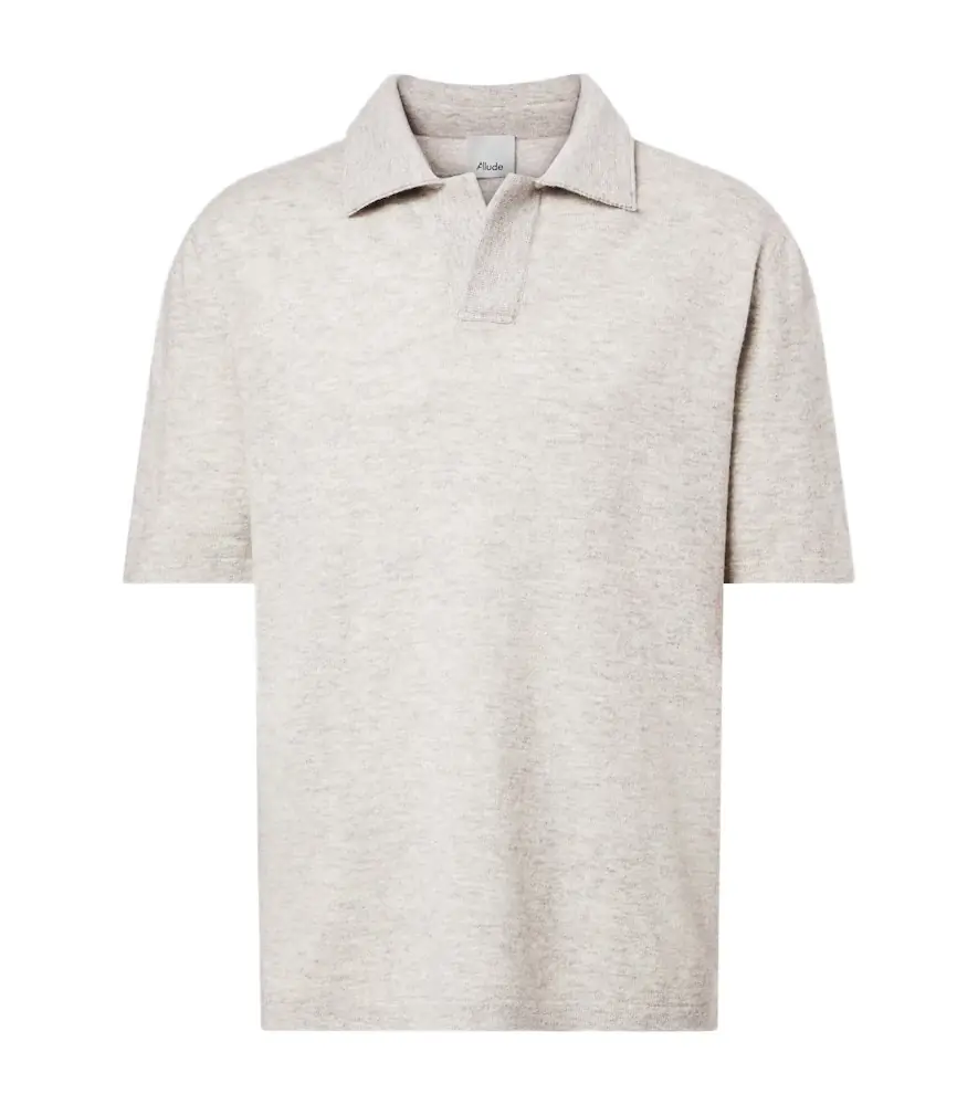 Allude Wool and cashmere polo sweater