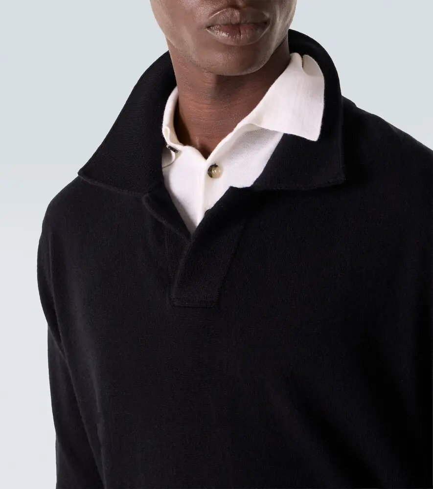 Allude Wool and cashmere polo sweater | Thumbnail 6