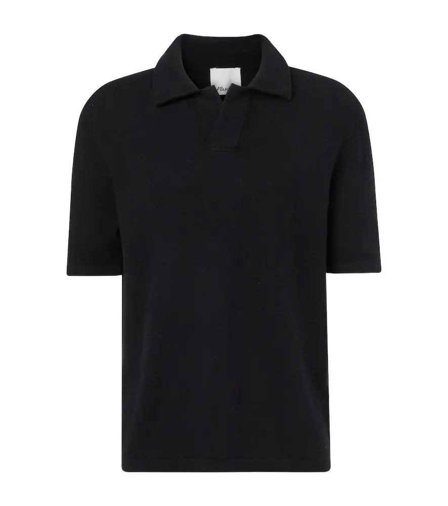 Allude Wool and cashmere polo sweater