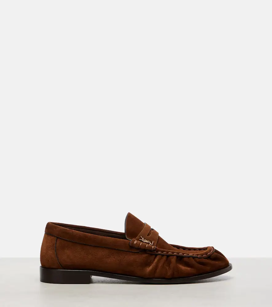 Saint Laurent Le Loafer suede penny loafers | Thumbnail 2
