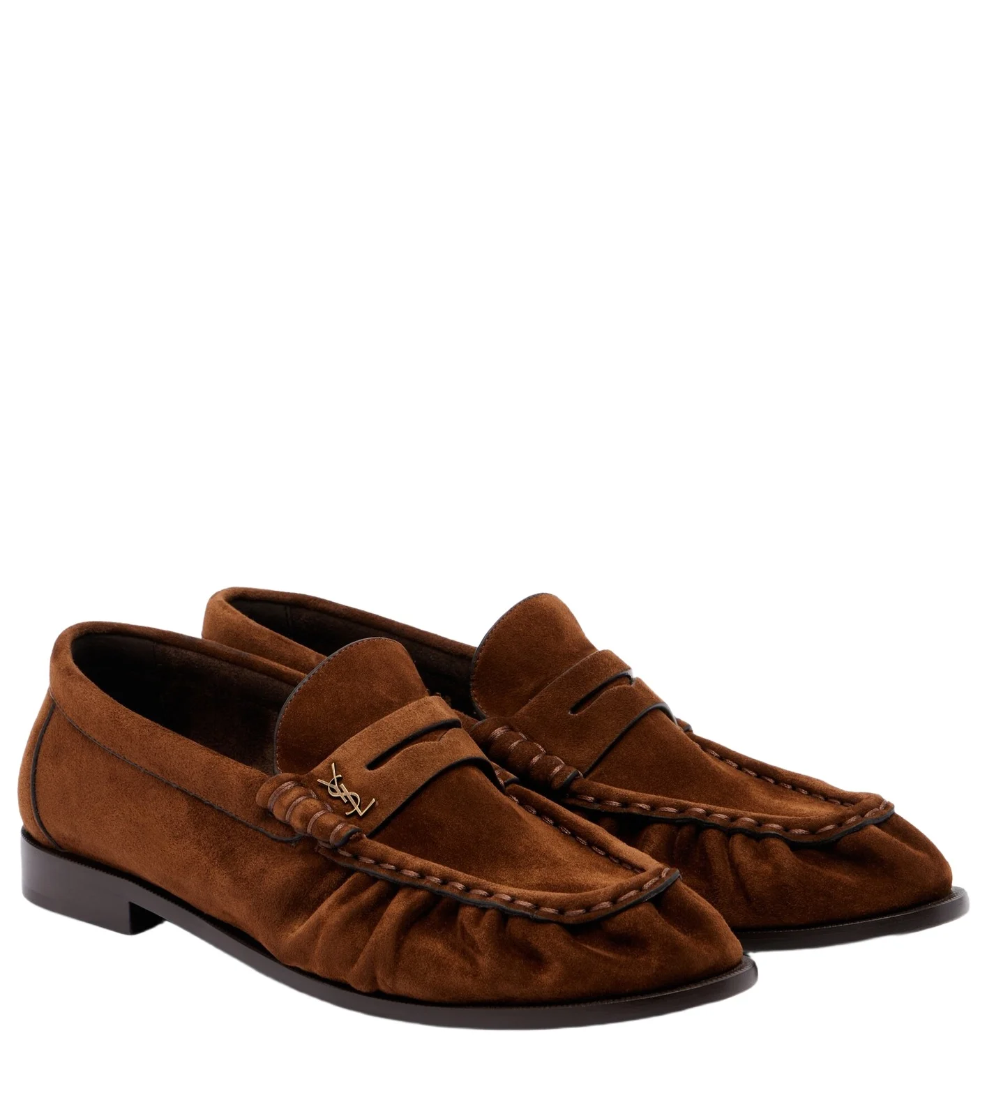 Le Loafer suede penny loafers