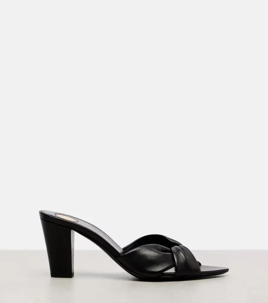 Saint Laurent Franciane 25 leather mules | Thumbnail 2