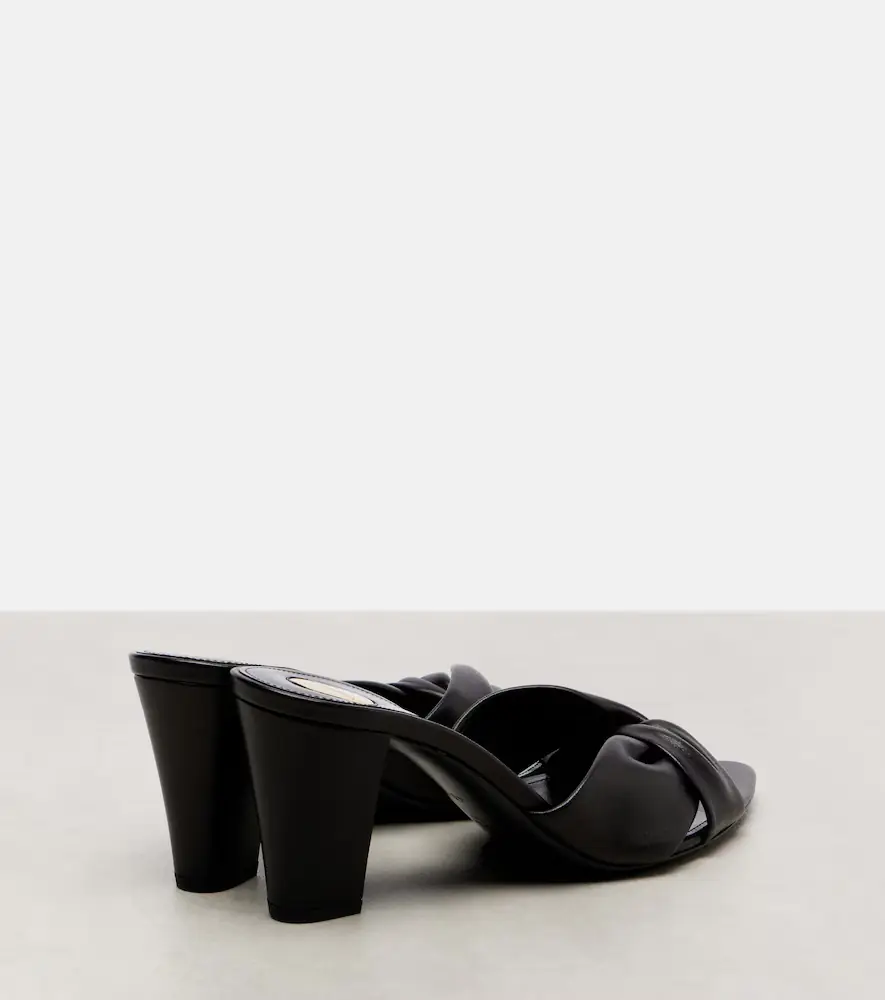 Saint Laurent Franciane 25 leather mules | Thumbnail 3