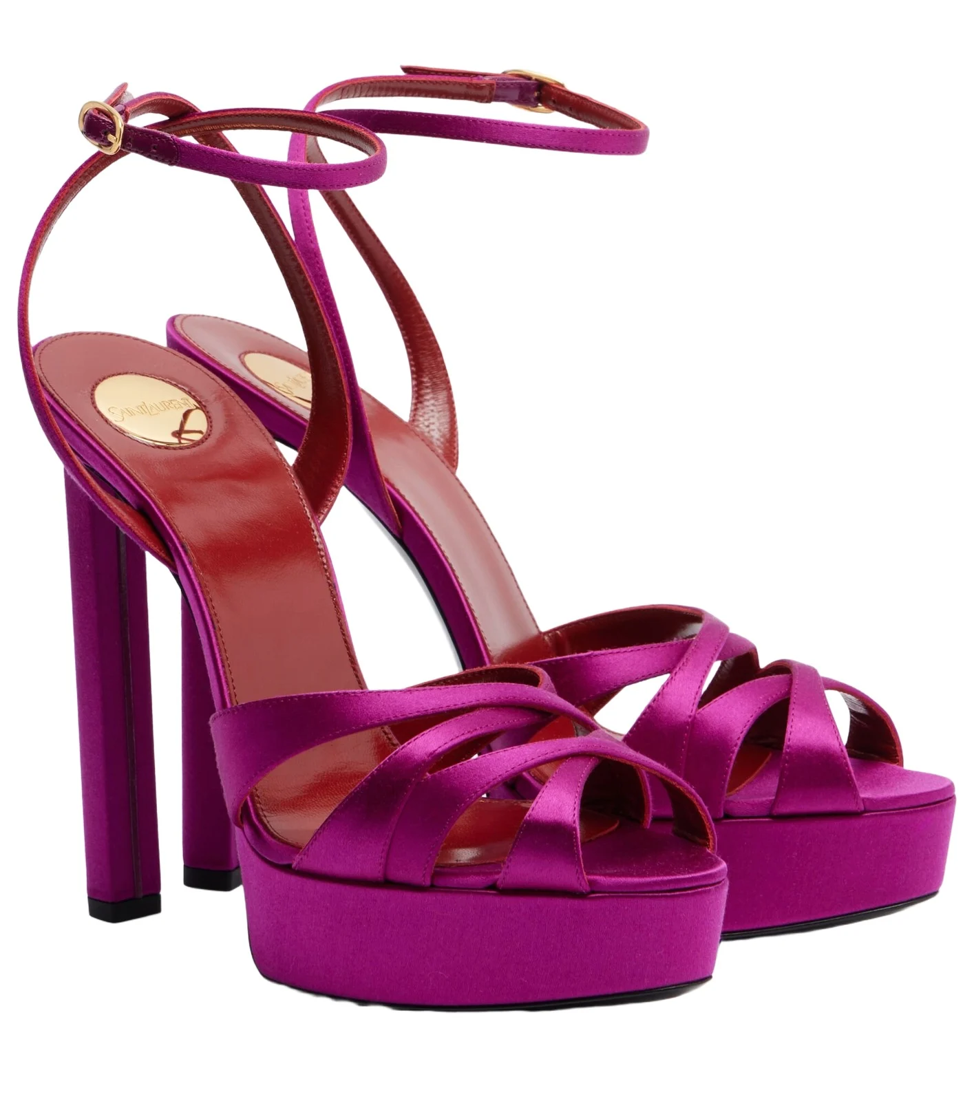 Chandelle crêpe satin sandals Chandelle crêpe satin sandals