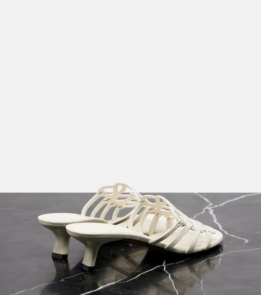Loewe Petal Anagram leather mules | Thumbnail 4