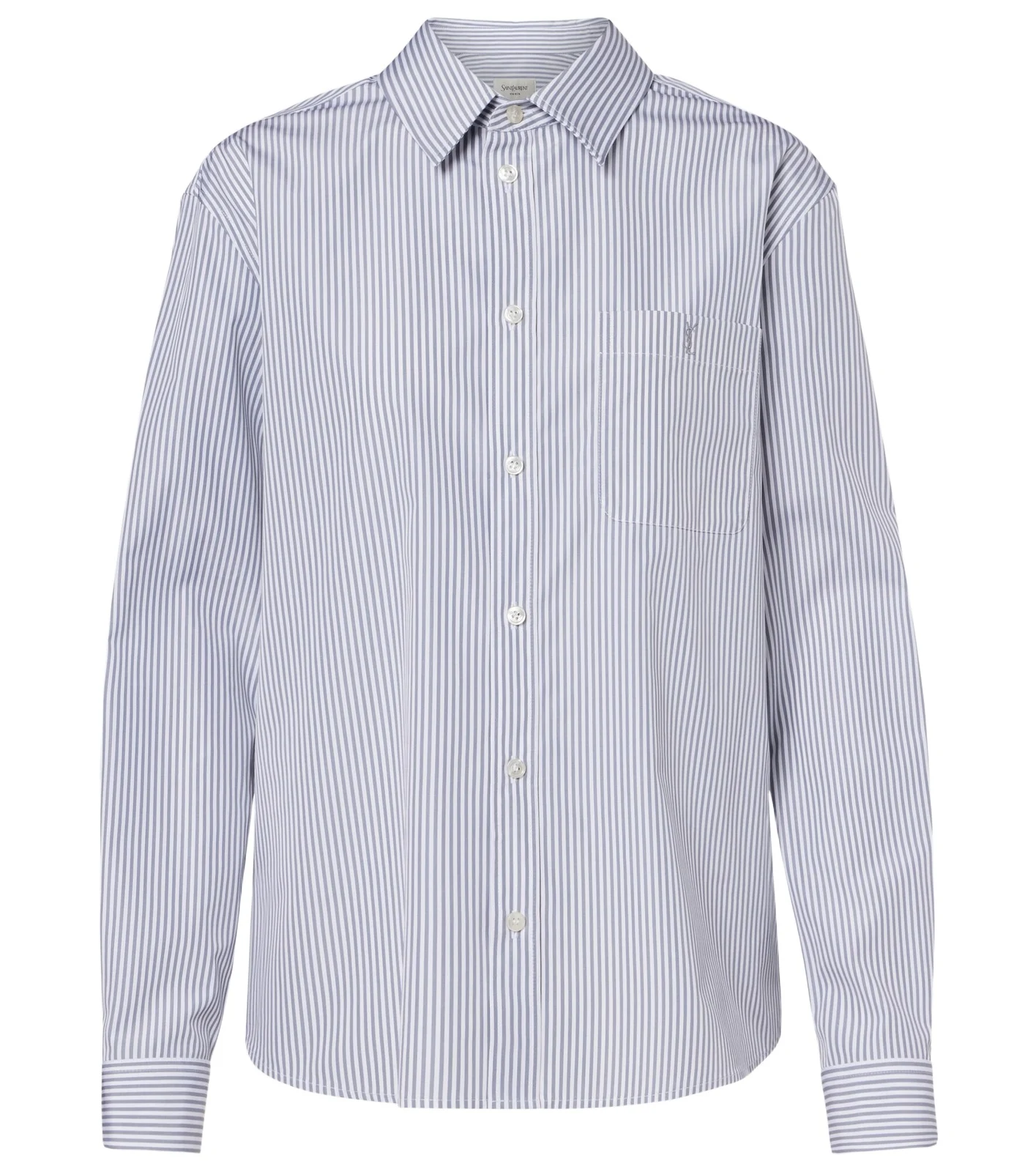 Striped cotton poplin shirt Striped cotton poplin shirt