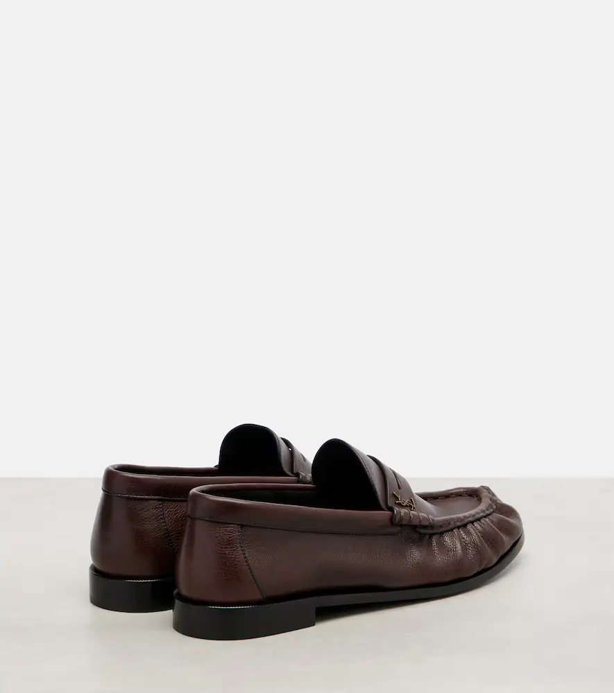 Saint Laurent Le Loafer leather penny loafers | Thumbnail 4