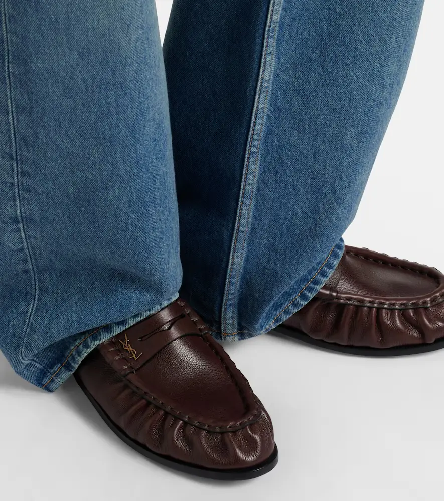 Saint Laurent Le Loafer leather penny loafers | Thumbnail 5