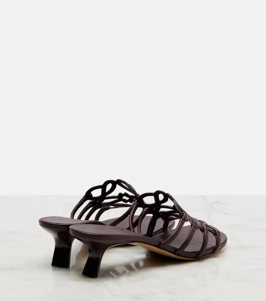 Loewe Petal Anagram 45 leather mules | Thumbnail 3