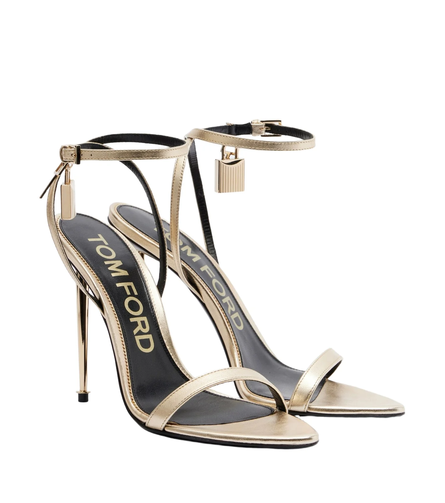 Metallic leather sandals Metallic leather sandals