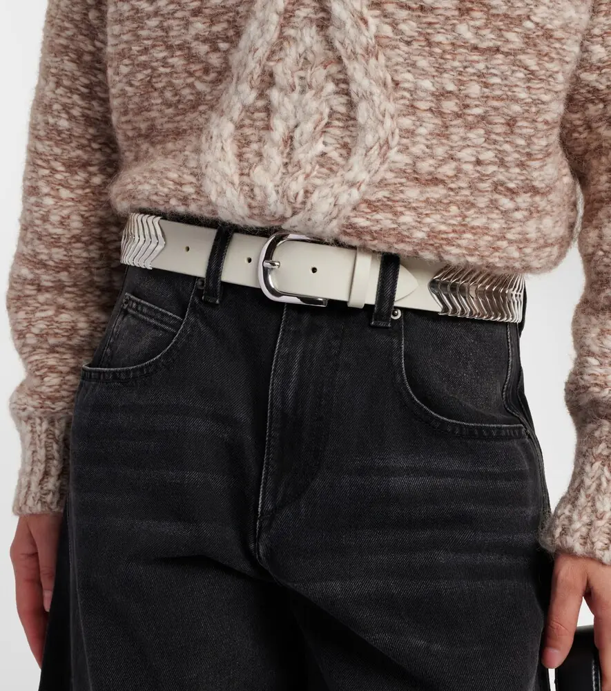 Isabel Marant Tehora embellished leather belt | Thumbnail 3