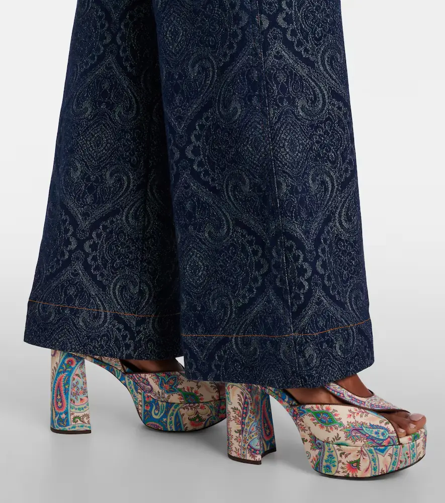 Etro 120 paisley canvas platform sandals | Thumbnail 5 Etro 120 paisley canvas platform sandals | Thumbnail 5