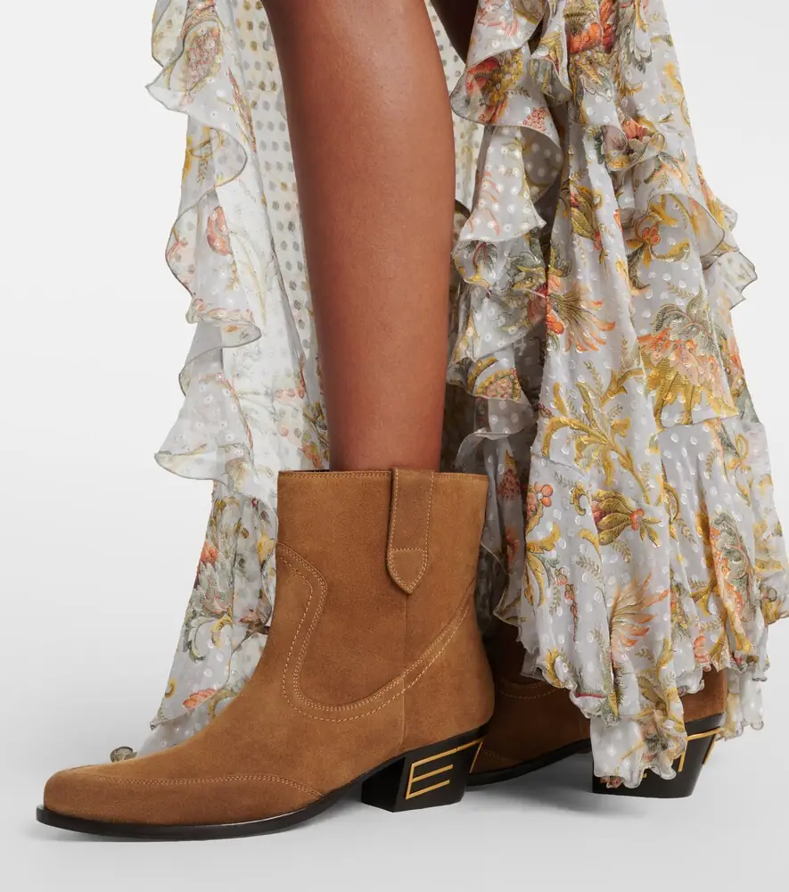 Etro Suede ankle boots | Thumbnail 5