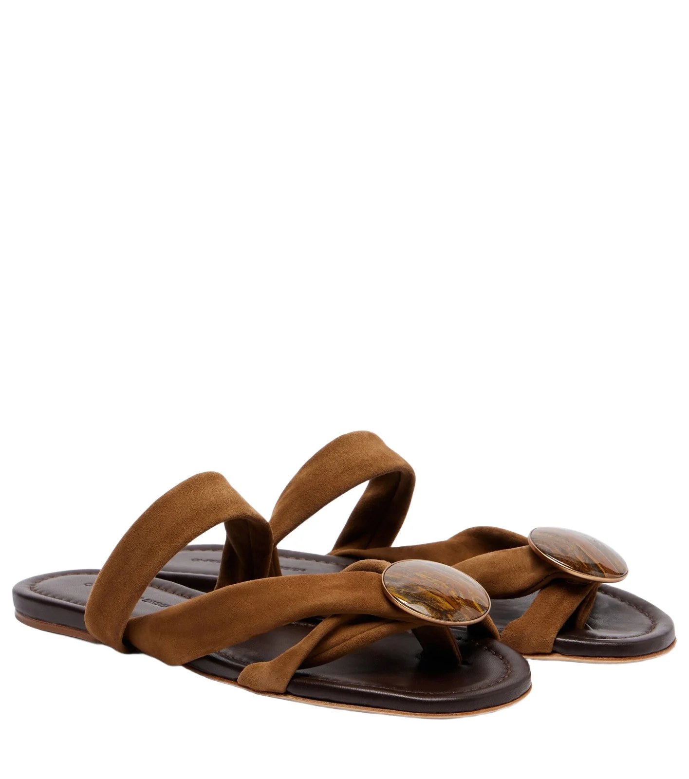 Doma embellished suede sandals Doma embellished suede sandals