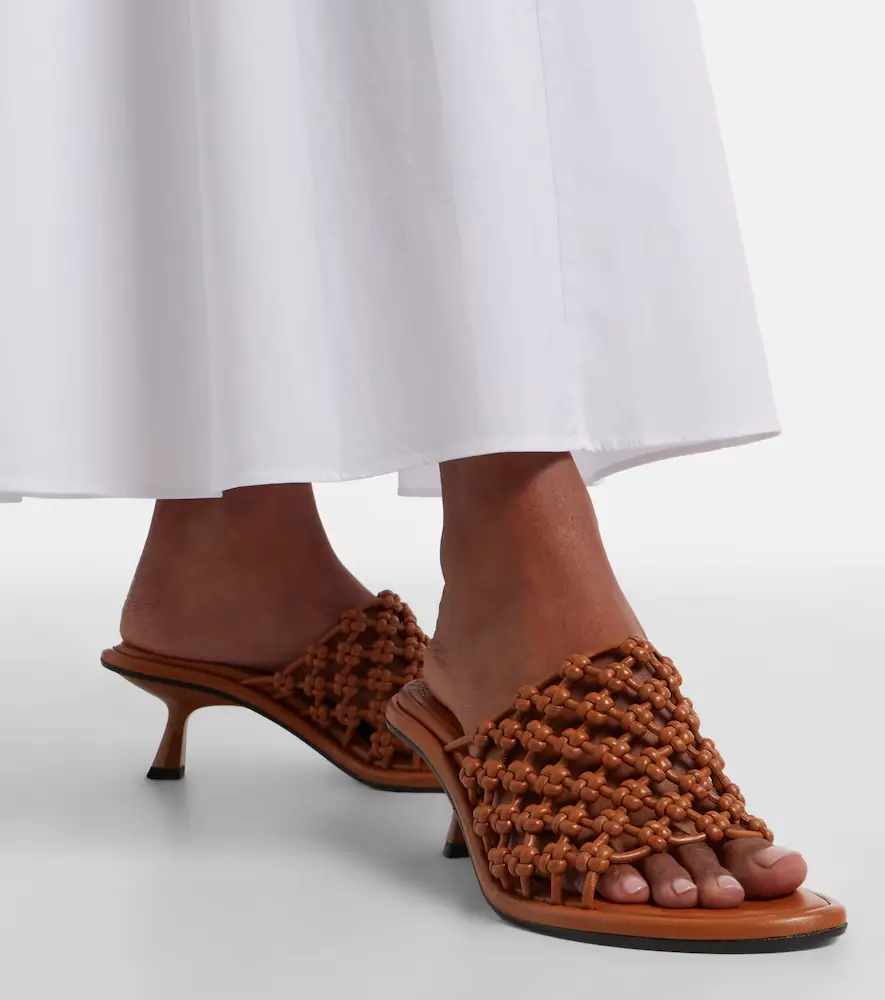Souliers Martinez Mariza 60 leather mules | Thumbnail 5 Souliers Martinez Mariza 60 leather mules | Thumbnail 5