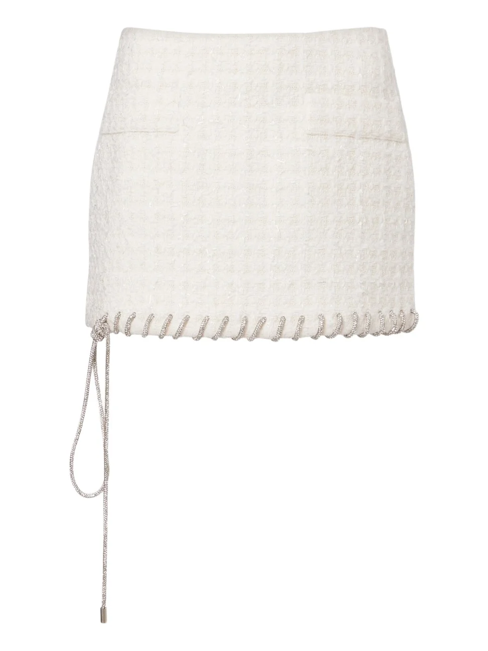 Embellished tweed miniskirt Embellished tweed miniskirt
