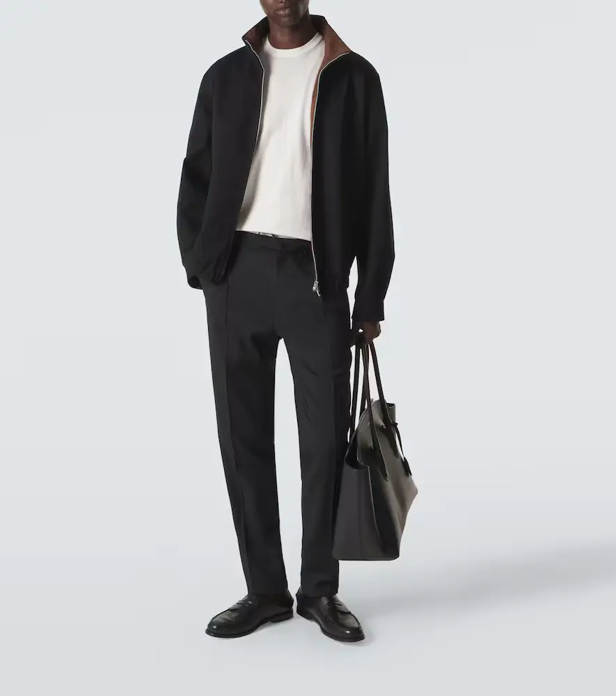 Lardini Virgin wool tapered pants | Thumbnail 2 Lardini Virgin wool tapered pants | Thumbnail 2