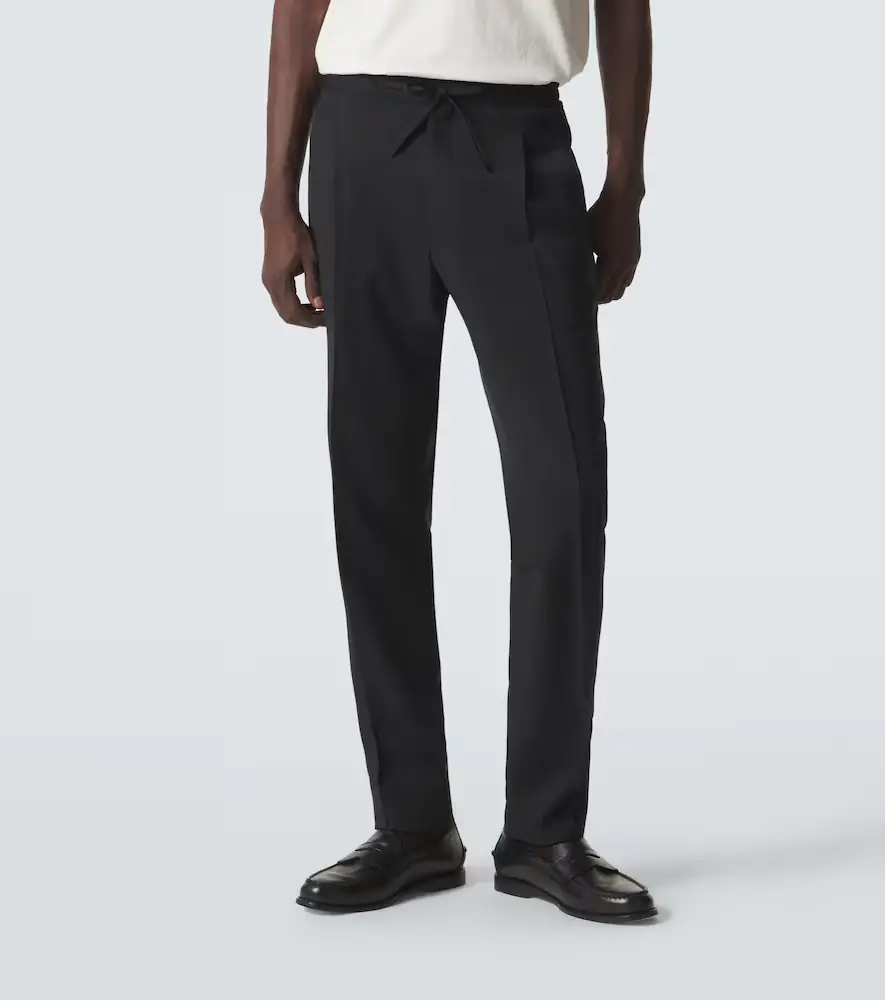 Lardini Virgin wool tapered pants | Thumbnail 3 Lardini Virgin wool tapered pants | Thumbnail 3