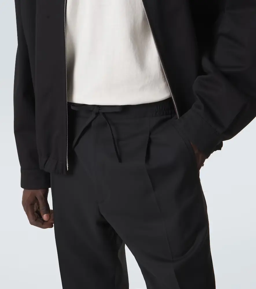 Lardini Virgin wool tapered pants | Thumbnail 4 Lardini Virgin wool tapered pants | Thumbnail 4