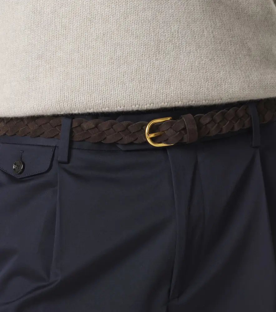 Lardini Braided suede belt | Thumbnail 3