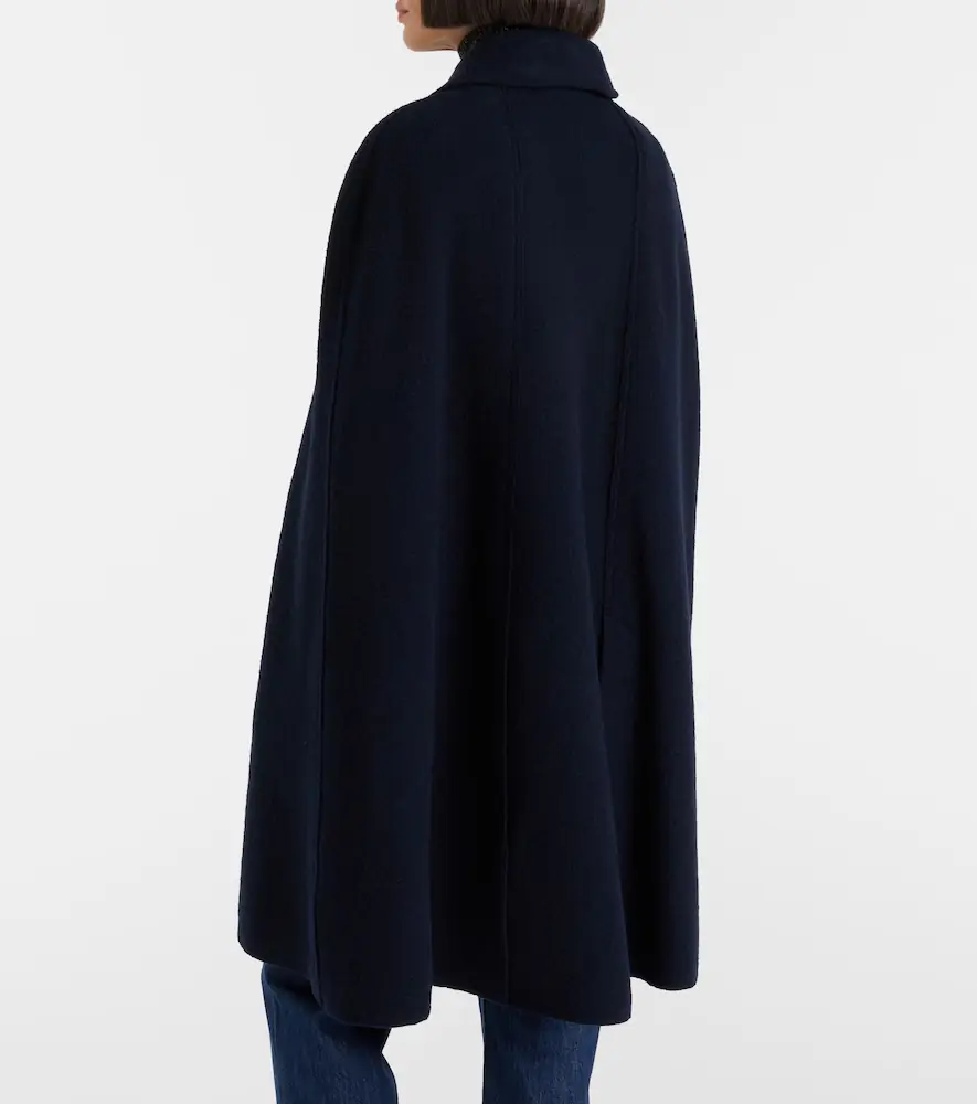 TOTEME Wool bouclé cape | Thumbnail 2 TOTEME Wool bouclé cape | Thumbnail 2