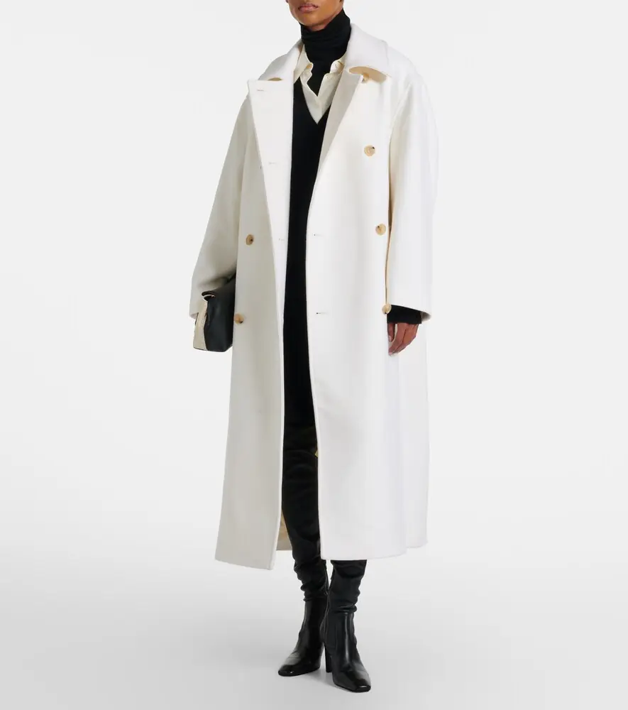 Toteme Double-breasted wool-blend coat | Thumbnail 3 Toteme Double-breasted wool-blend coat | Thumbnail 3