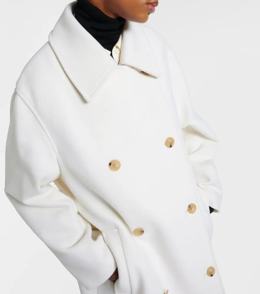 Toteme Double-breasted wool-blend coat | Thumbnail 4 Toteme Double-breasted wool-blend coat | Thumbnail 4