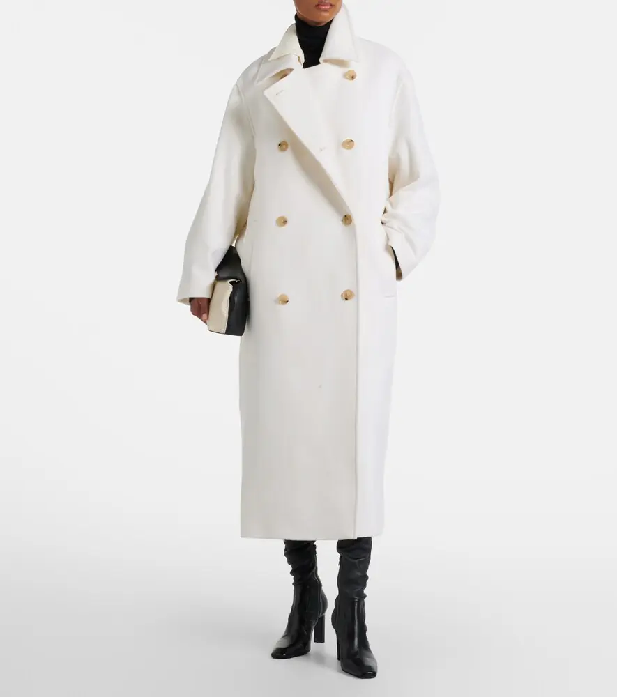 Toteme Double-breasted wool-blend coat | Thumbnail 5 Toteme Double-breasted wool-blend coat | Thumbnail 5